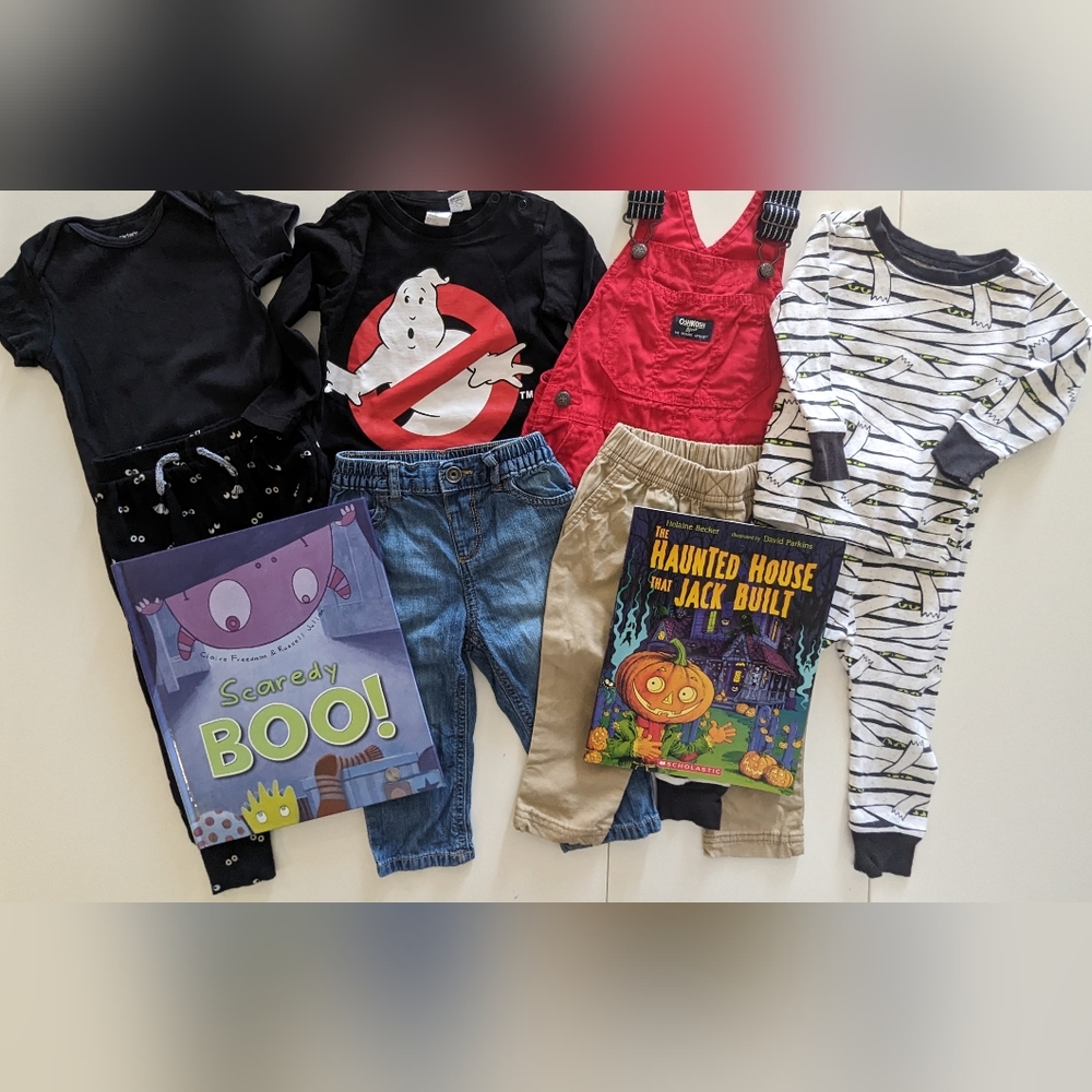 Halloween Bundle - "Ghost Busters" - Size 12-18M
